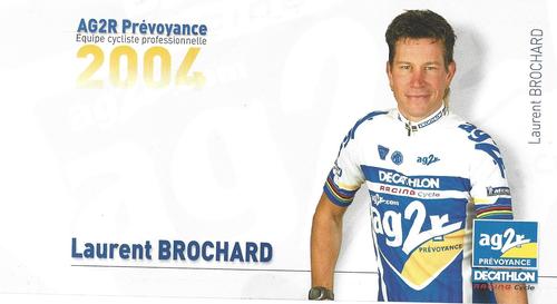 2004 AG2R Prévoyance #NNO Laurent Brochard Front